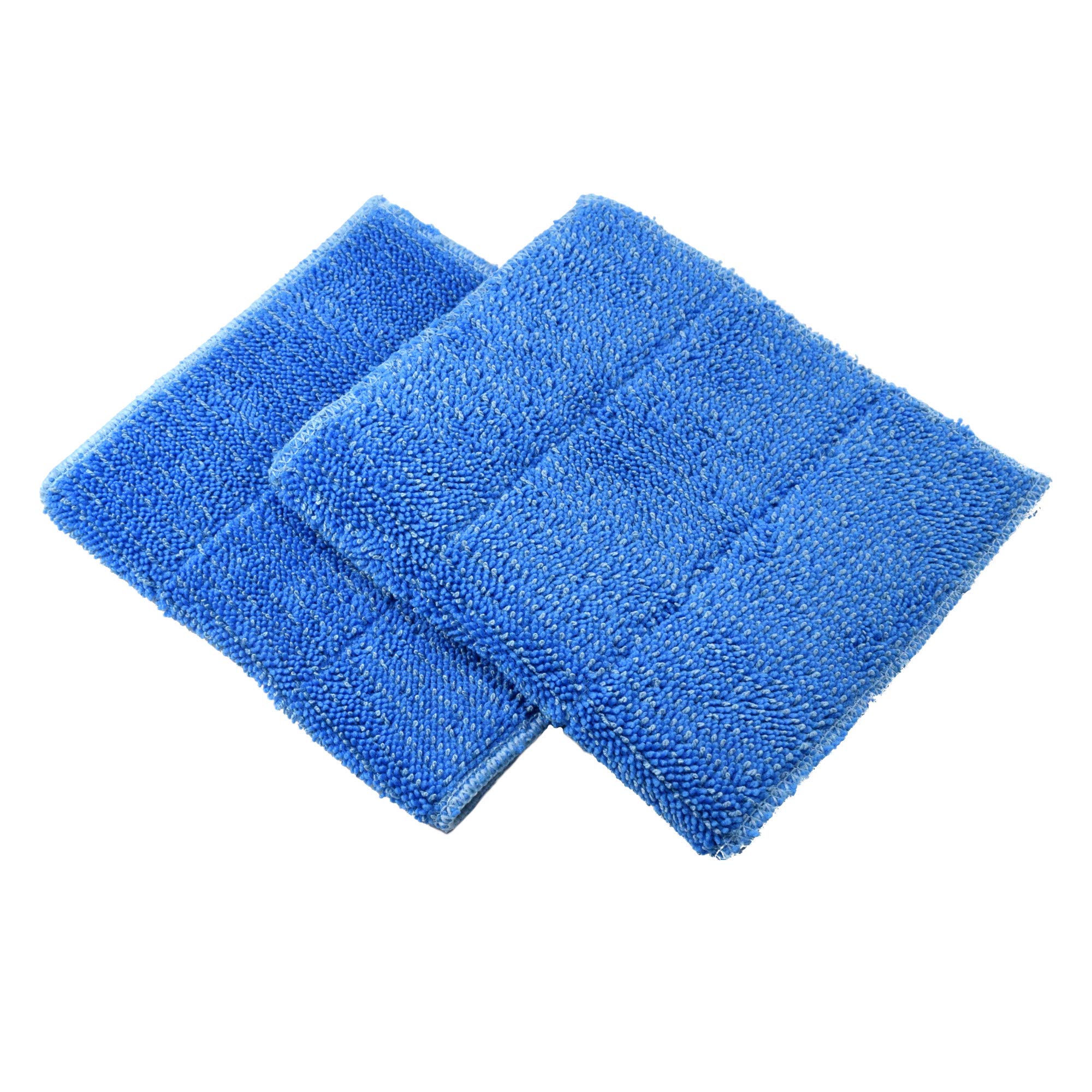 HQRP 4-Pack Washable Microfiber Steam Mop Pads - Compatible with HAAN RMF2X/RMF4X/RMF2/RMF4/RMF2P/RMF-2X/RMF-4X - Replacement Pads for FS, SI & MS Series Steam Cleaners - Perfect for Hardwood Floors, Tile & Laminate Cleaning