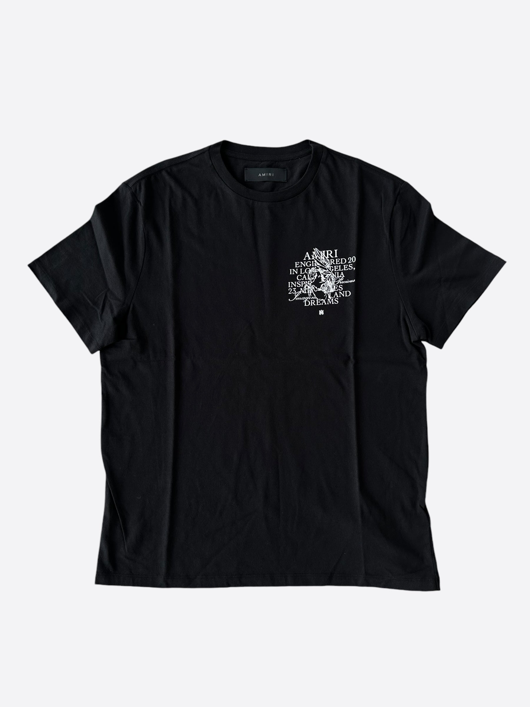 Amiri Black & White Precious Memories Graphic T-Shirt for Men - Casual Streetwear Tee for Everyday Wear & Outfits