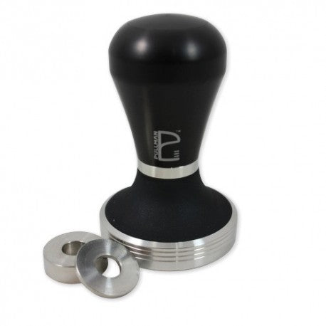 Premium 58mm Barista Coffee Tamper - Stealth Black Flat Base for Espresso Machines | Perfect for Home & Professional Baristas, Coffee Shops & Cafes