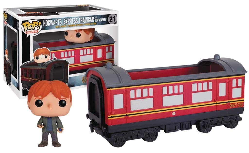Funko POP Rides: Harry Potter - Hogwarts Express Train Car with Ron Weasley Collectible Figure | Officially Licensed Harry Potter Merchandise | Perfect for Display, Gifts, and Potterhead Collections