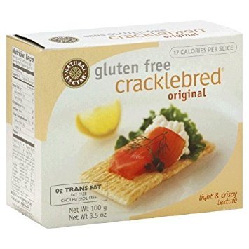 Natural Nectar Cracklebred Gluten Free Original Snacks - 3.5 oz | Healthy Crunchy Crispbread for Keto, Paleo & Vegan Diets | Perfect for Breakfast, Lunch or On-the-Go Snacking
