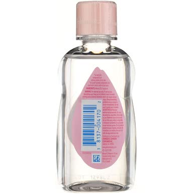 Johnson's Baby Oil 3oz 4-Pack for Baby Massage & Skin Care