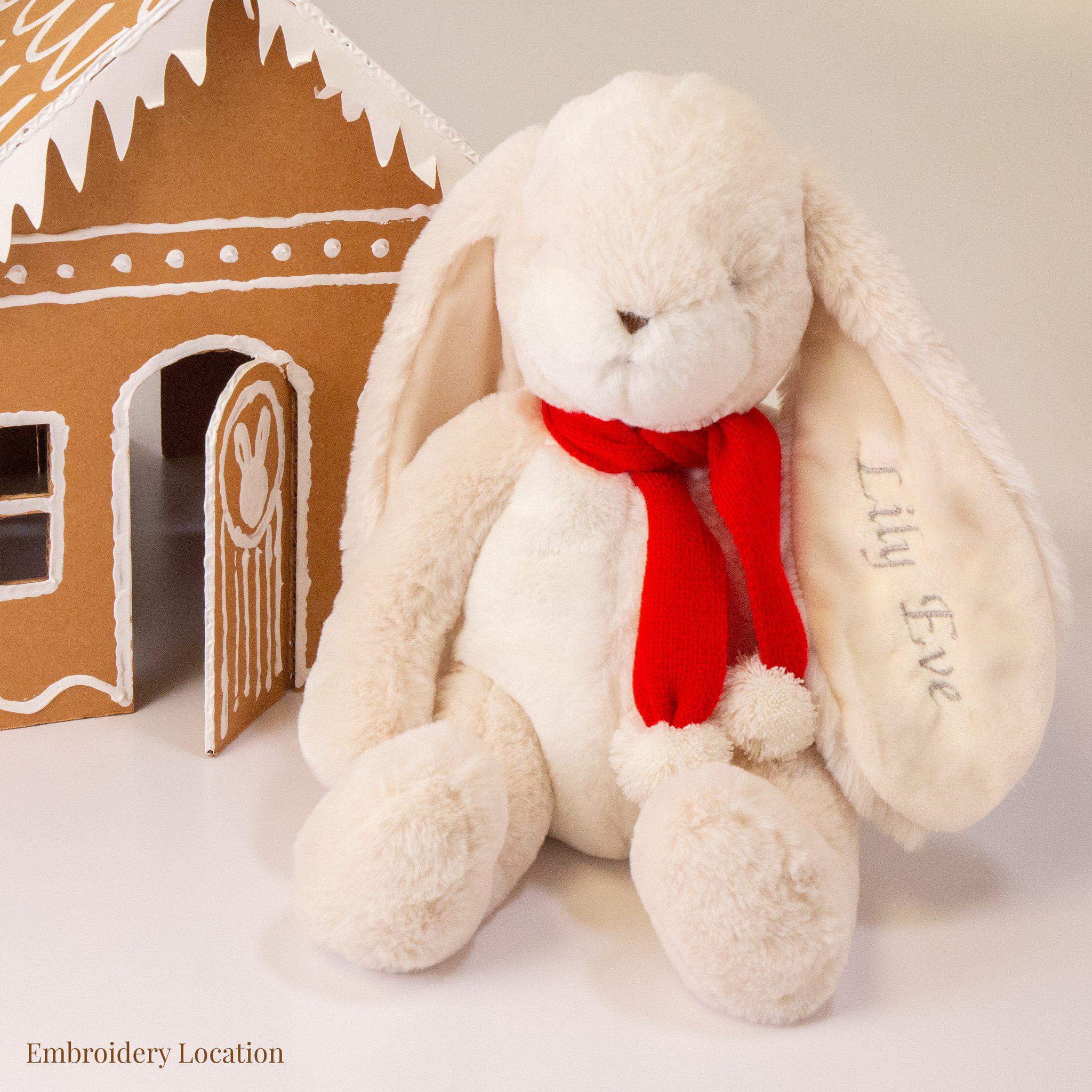 Limited Edition Little Bun Bun Holiday Bunny Plush Toy - Retired Collectible for Christmas Decor & Gift Giving
