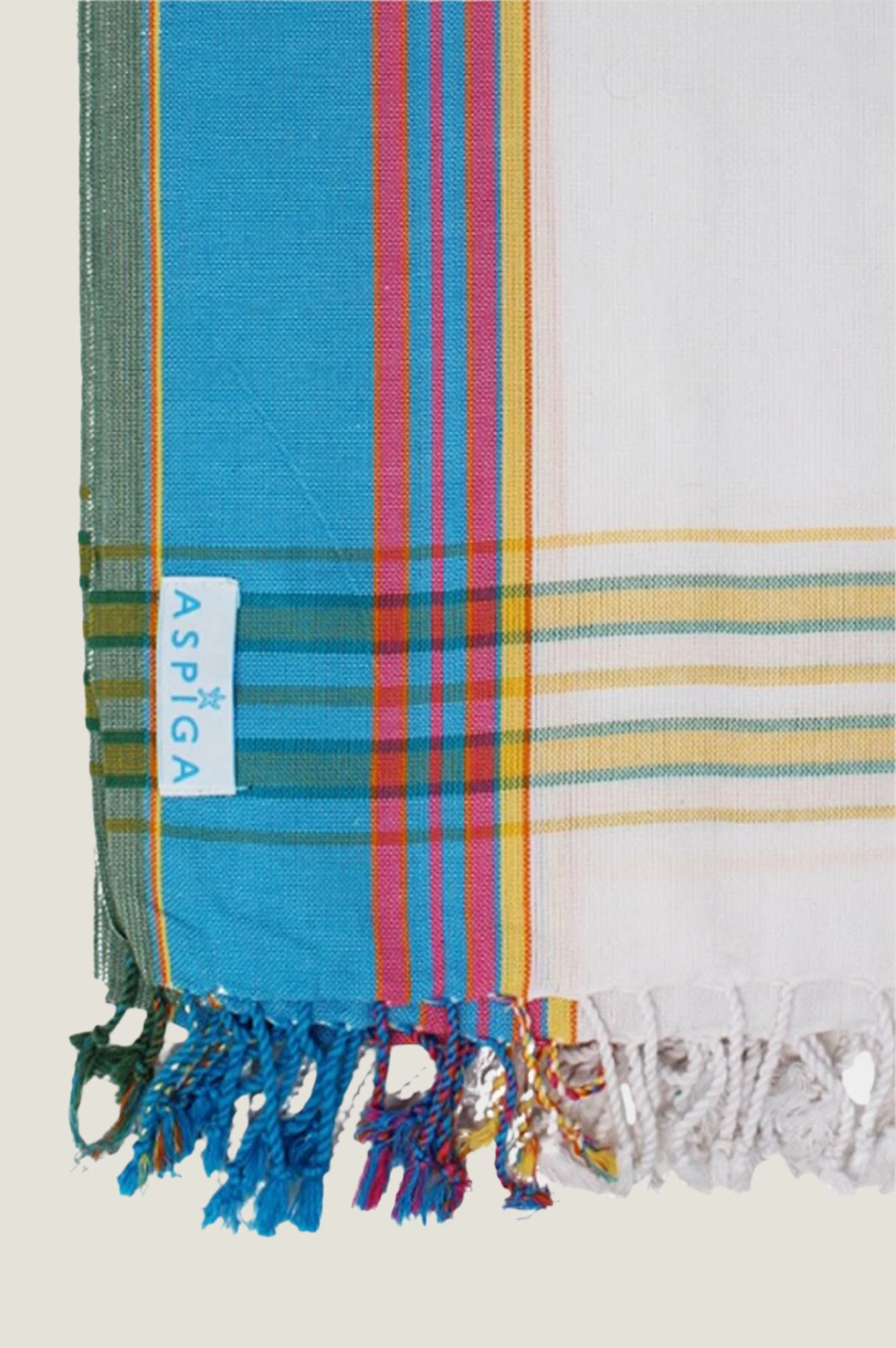 Classic Kikoy Beach Wrap - Turquoise Blue Cotton Sarong for Women | Perfect for Beach Vacation, Poolside Lounging & Summer Outfits