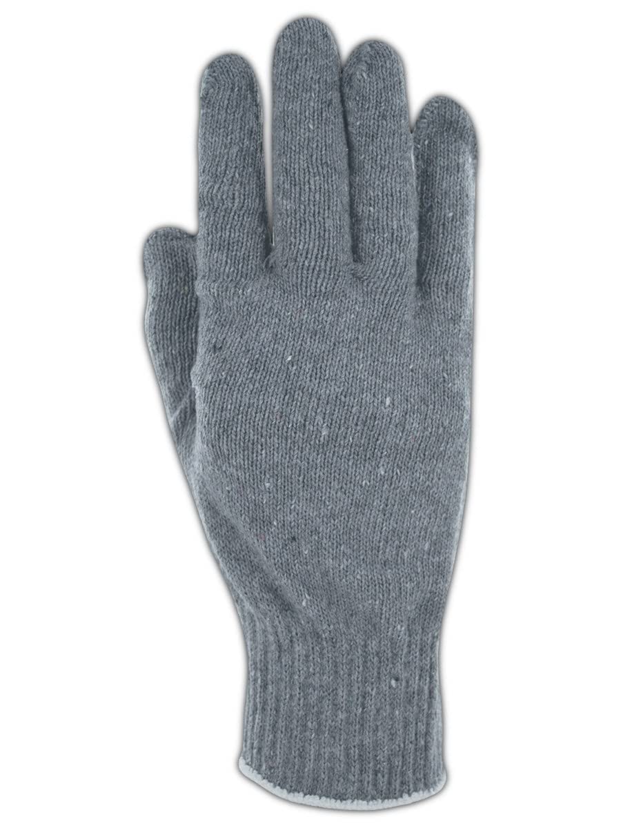 Lightweight Machine Knit Gloves - MAGID Greyt Shadow (12 Pairs, Size ) G14180KW - Perfect for Warehouse Work, Construction & Outdoor Activities