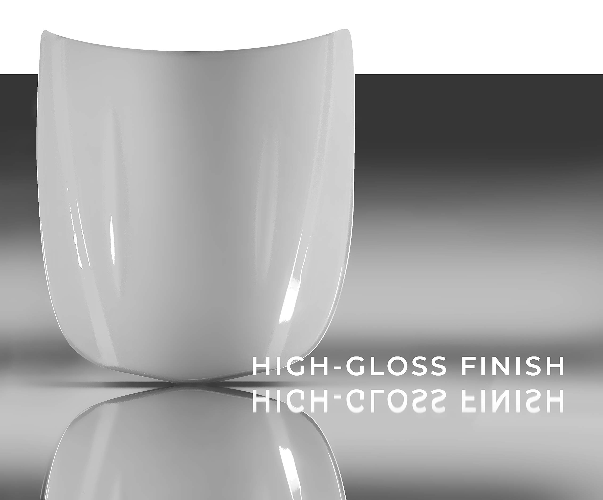 VViViD+ Ultra Gloss Light Chalk Grey Vinyl Wrap (15ft x 5ft) - Premium Car, Boat & Furniture Decoration for DIY Projects