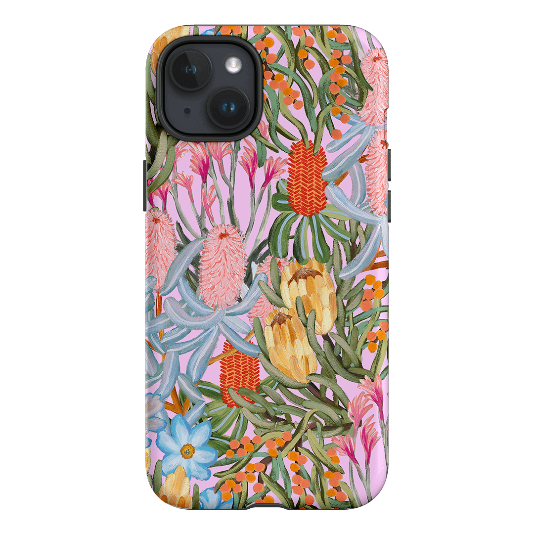 Floral Sorbet Phone Case for iPhone 15/14/13/12/11 Pro Max - Cute Flower Design Slim Protective Cover - Perfect for Women Girls Daily Use, Work, School & Travel