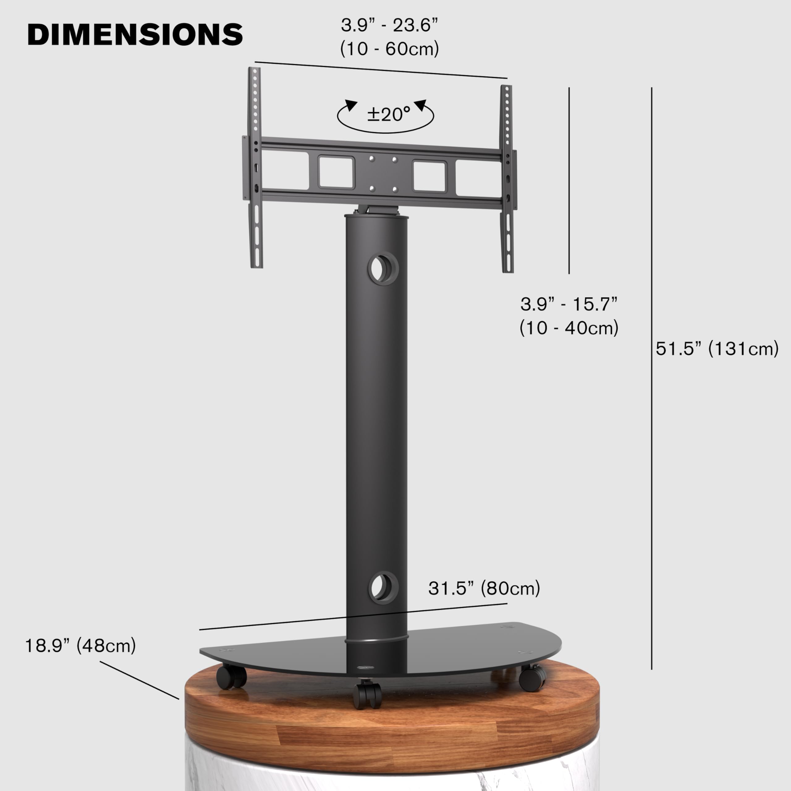 ProMounts Mobile TV Stand for 32