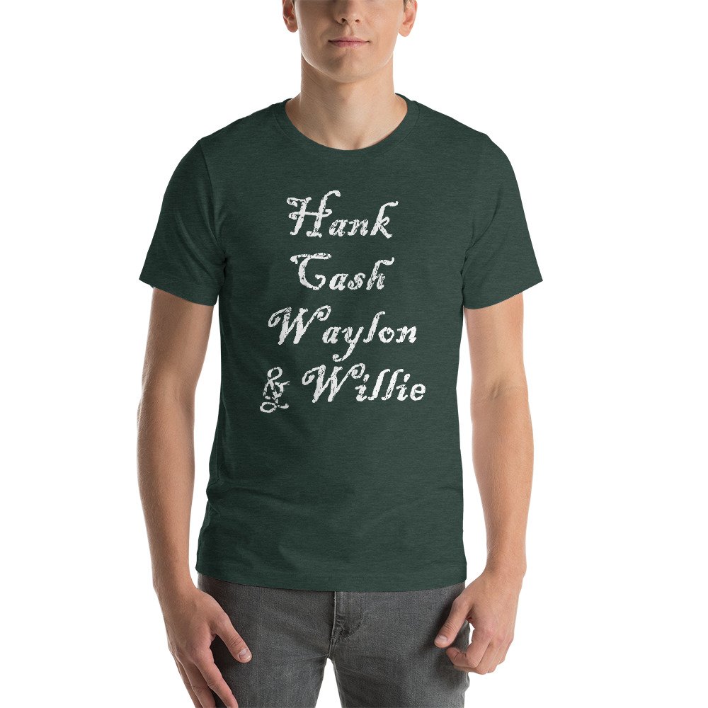 Waylon & Willie Outlaw Country Music T-Shirt - Unisex Gift for Fans