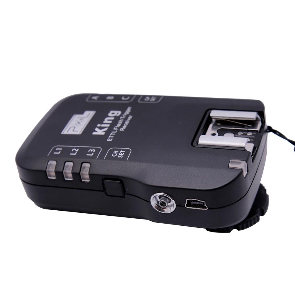 PIXEL King Wireless Radio E-TTL II Flash Trigger for Canon DSLR Cameras & Speedlites - Perfect for Studio Photography, Wedding Shoots & Outdoor Flash Photography