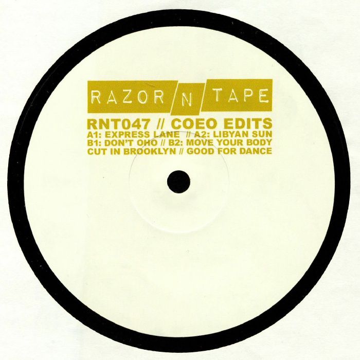 COEO Edits - Razor N Tape Vinyl Record RNT047 | Electronic Music DJ Mixing, Collectible Vinyl for Music Enthusiasts