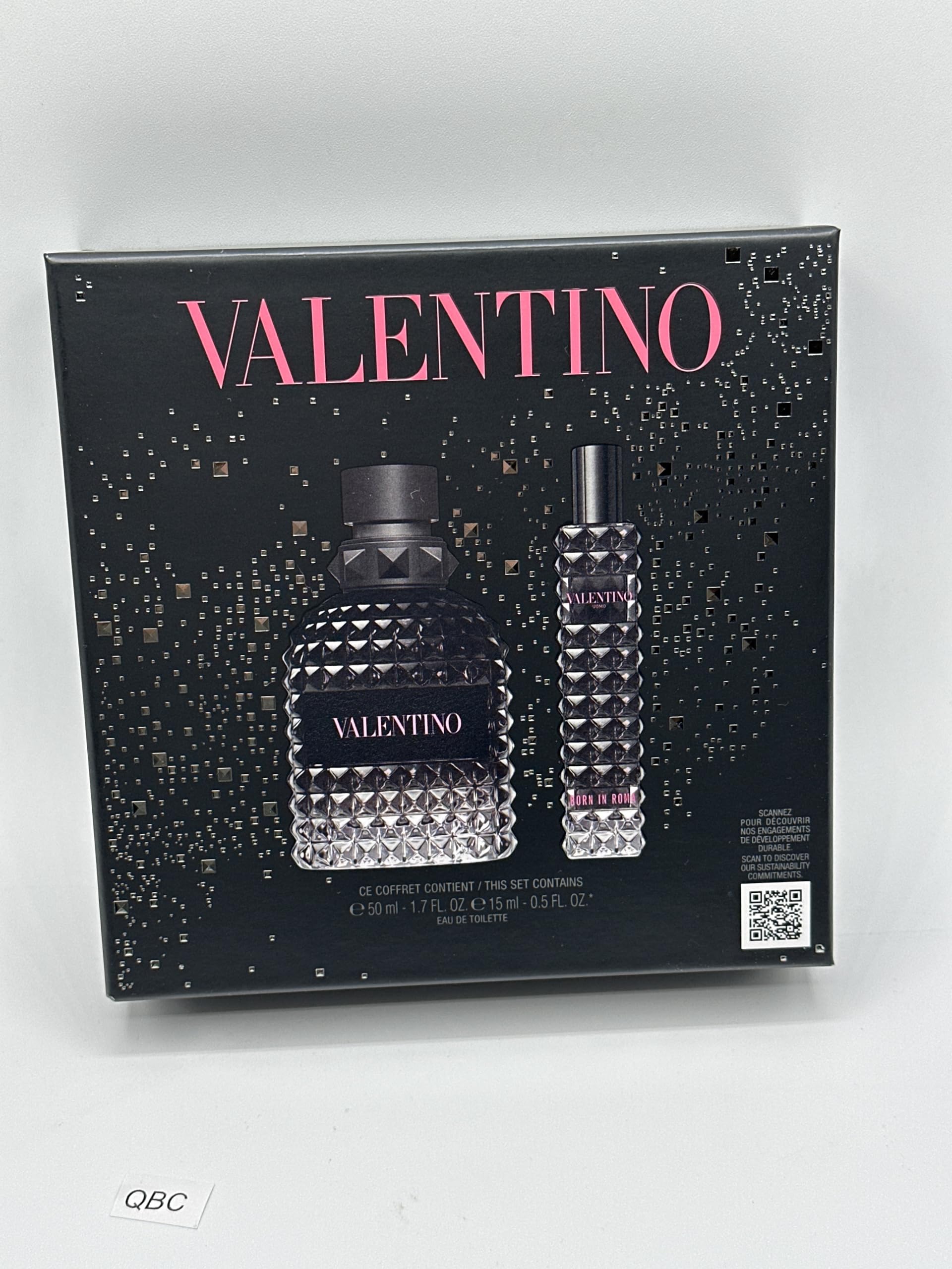 Valentino Born in Roma Uomo EDT 2-Piece Cologne Set for Men - Luxury Fragrance Gift Set for Date Night & Special Occasions