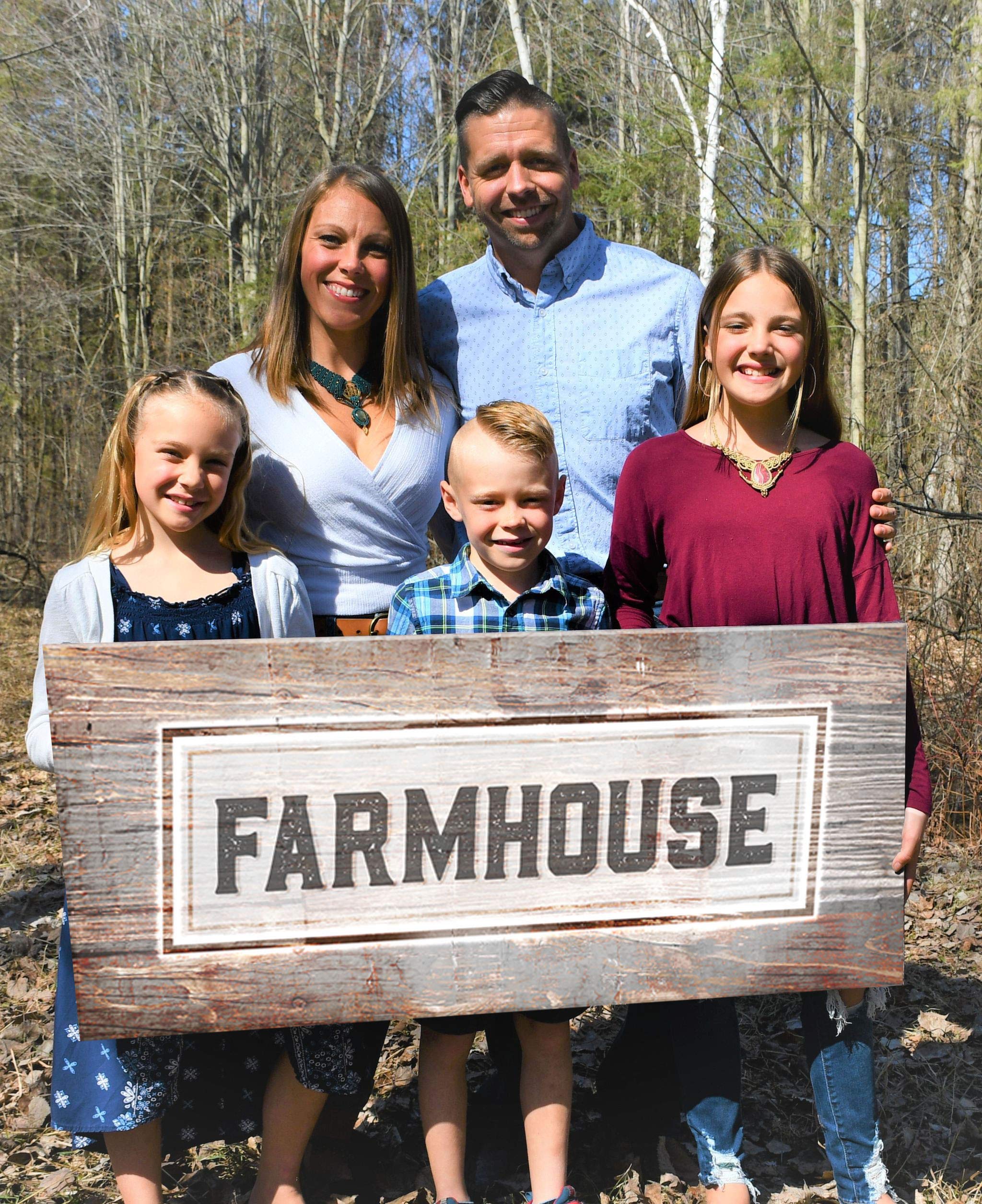 Farmhouse Wall Art Canvas - Large 60x27 Inch Rustic Home Decor for Living Room, Entryway & Front Door - Perfect Housewarming Gift for Modern Farmhouse Style