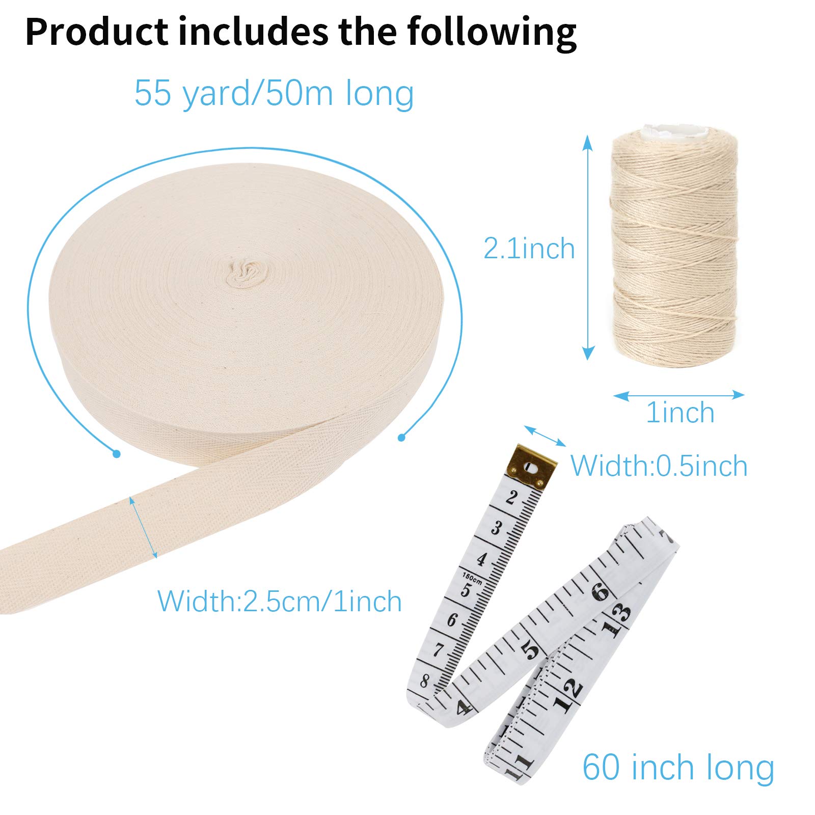 55-Yard Cotton Twill Tape - 1