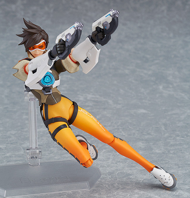 Figma #352 Tracer (Lena Oxton) Overwatch Action Figure - Collectible Gaming Character Model for Display & Cosplay