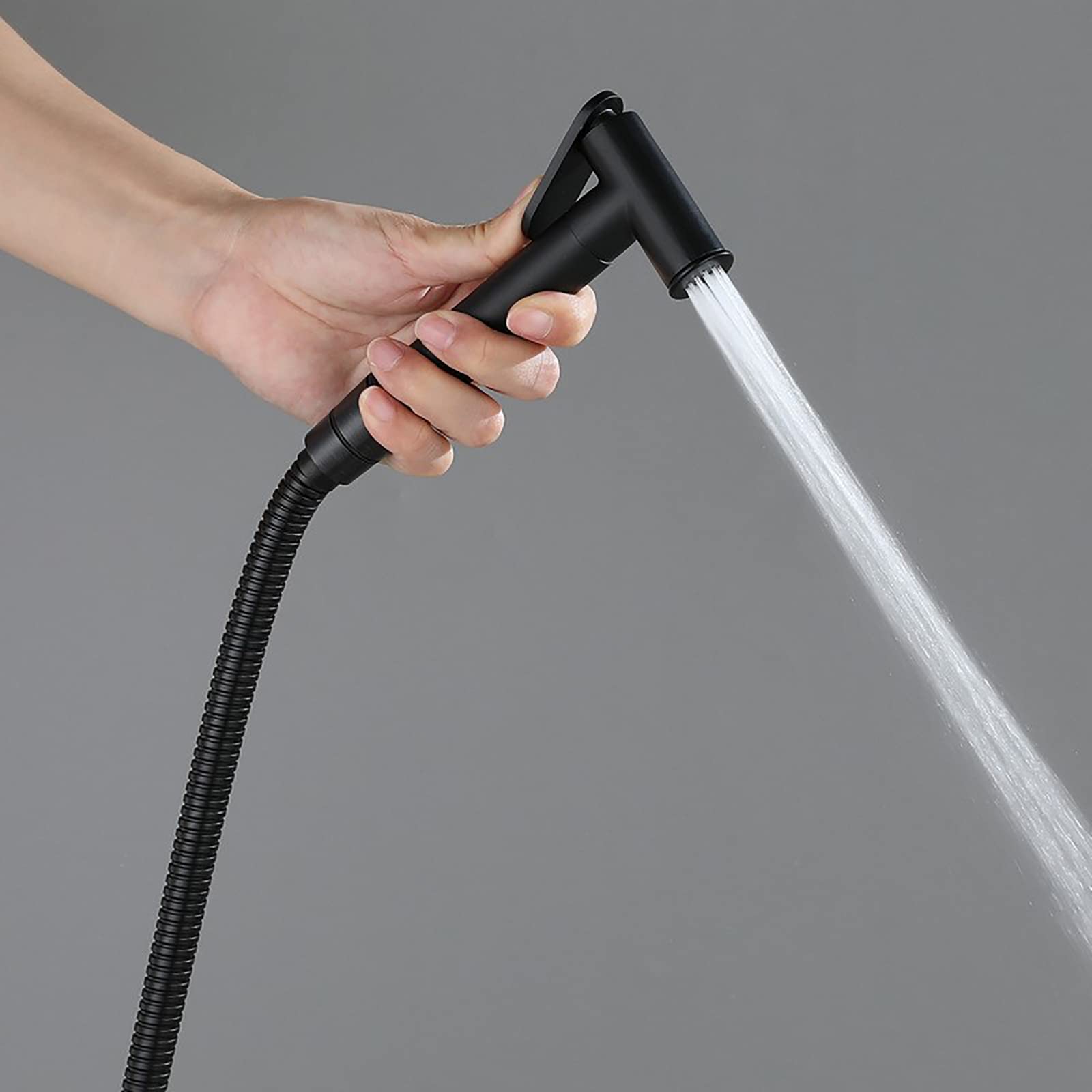 Handheld Bidet Sprayer for Toilet - Adjustable Hot & Cold Water Brass Sprayer Kit with Wall Mount, Perfect for Baby Cloth Diaper Cleaning, Pet Bathing & Personal Hygiene