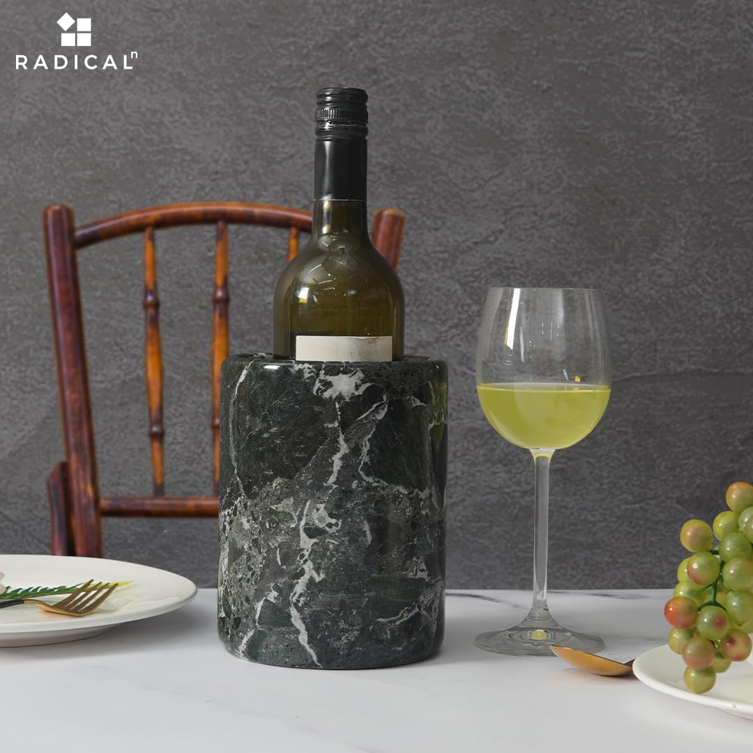 Premium Black Marble Wine Chiller - 6.5