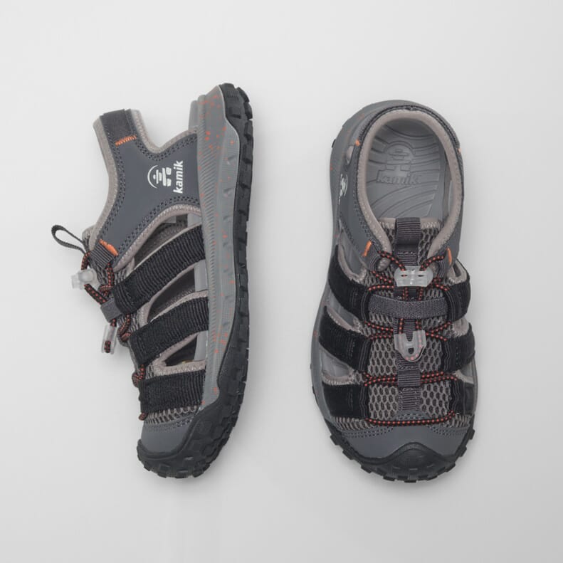 Ripple Kids' Closed Toe Sandals for Boys & Girls - Comfortable Water Shoes for Beach, Pool & Outdoor Play - Non-Slip Sole & Quick-Dry Design