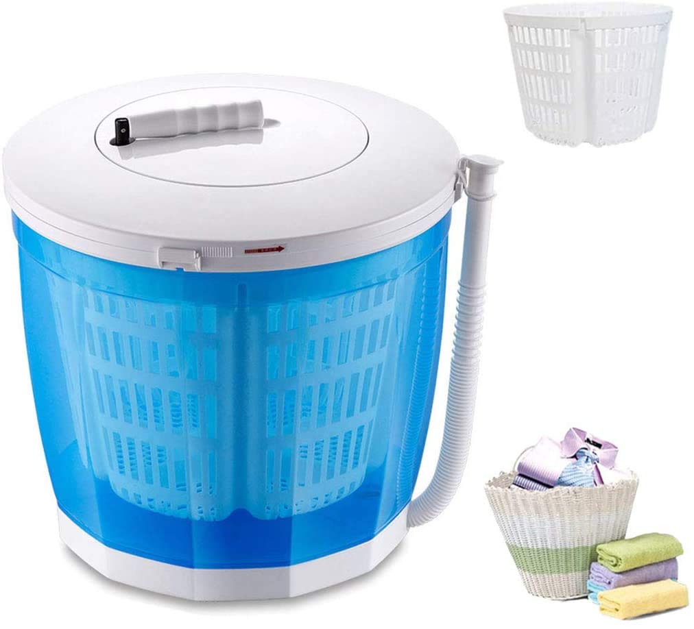 YXTX Mini Portable Washing Machine - Manual Non-Electric Compact Laundry Solution for Dorm, RV & Camping | Stackable Semi-Automatic Washer & Dryer Combo | Perfect for Small Spaces, Travel & Off-Grid Living