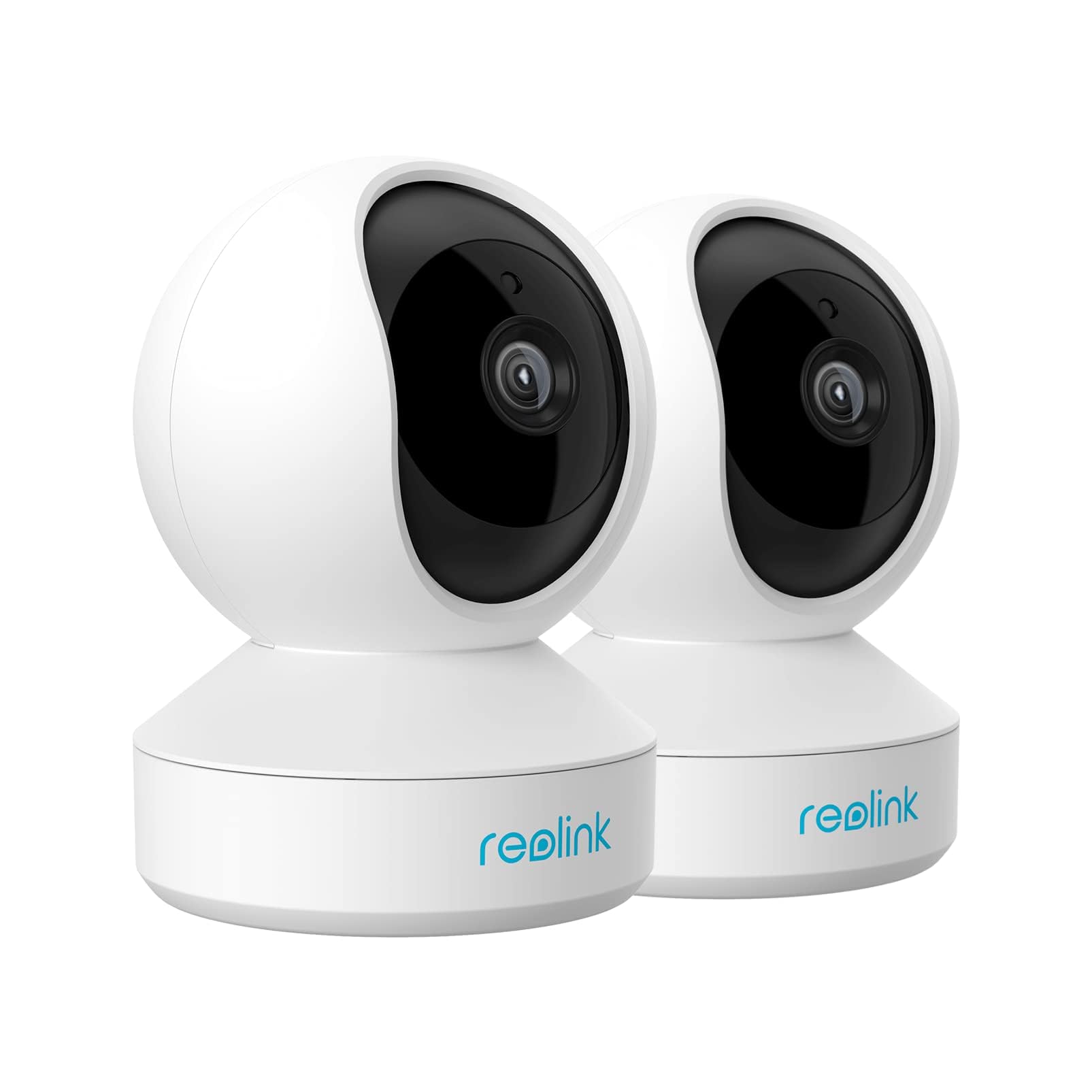 Reolink E1 Pro 4MP Dual-Band WiFi Security Camera (2.4GHz/5GHz) - Indoor Pan-Tilt IP Camera with 2-Way Audio & Motion Alerts - Ideal for Baby, Pet & Nanny Monitoring (2-Pack) - Perfect for Home Security, Baby Rooms & Pet Areas