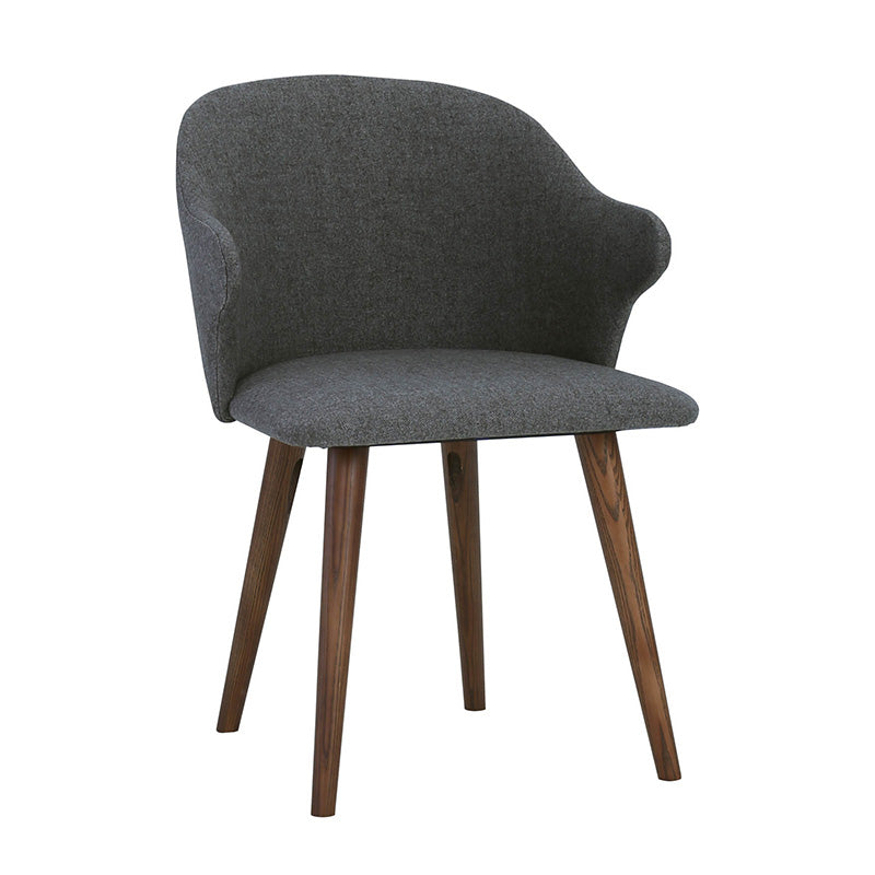 CEYLA Modern Grey Dining Chair - Sturdy & Comfortable Seat for Kitchen, Dining Room, or Office - Home & Restaurant Furniture