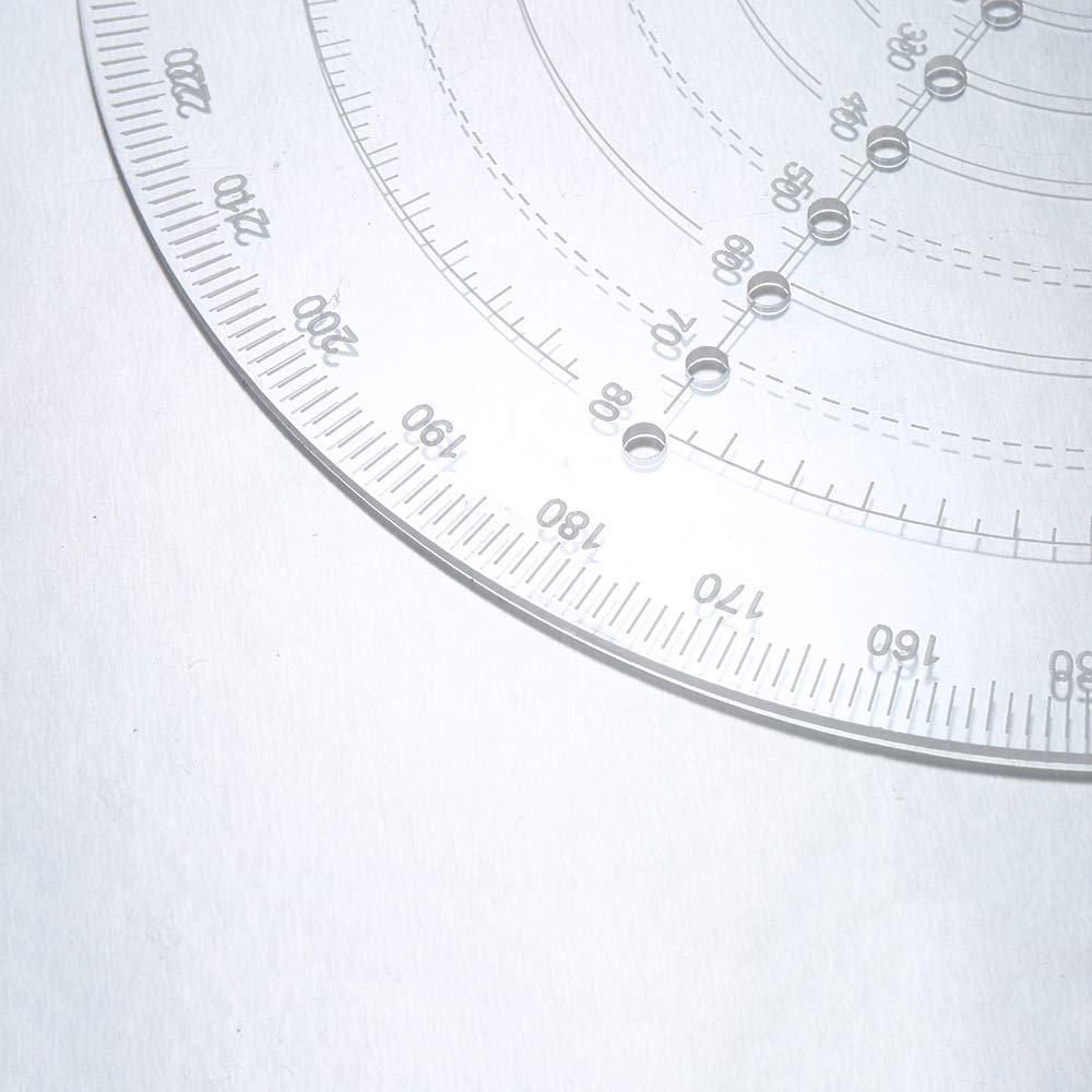 **Clear Acrylic Round Center Finder Compass - Precision Lathe Centering Tool for Wood Turning, Circle Gauge for Drawing Perfect Circles (Various Diameters) - Ideal for Woodworking, Metalworking & DIY Crafts**