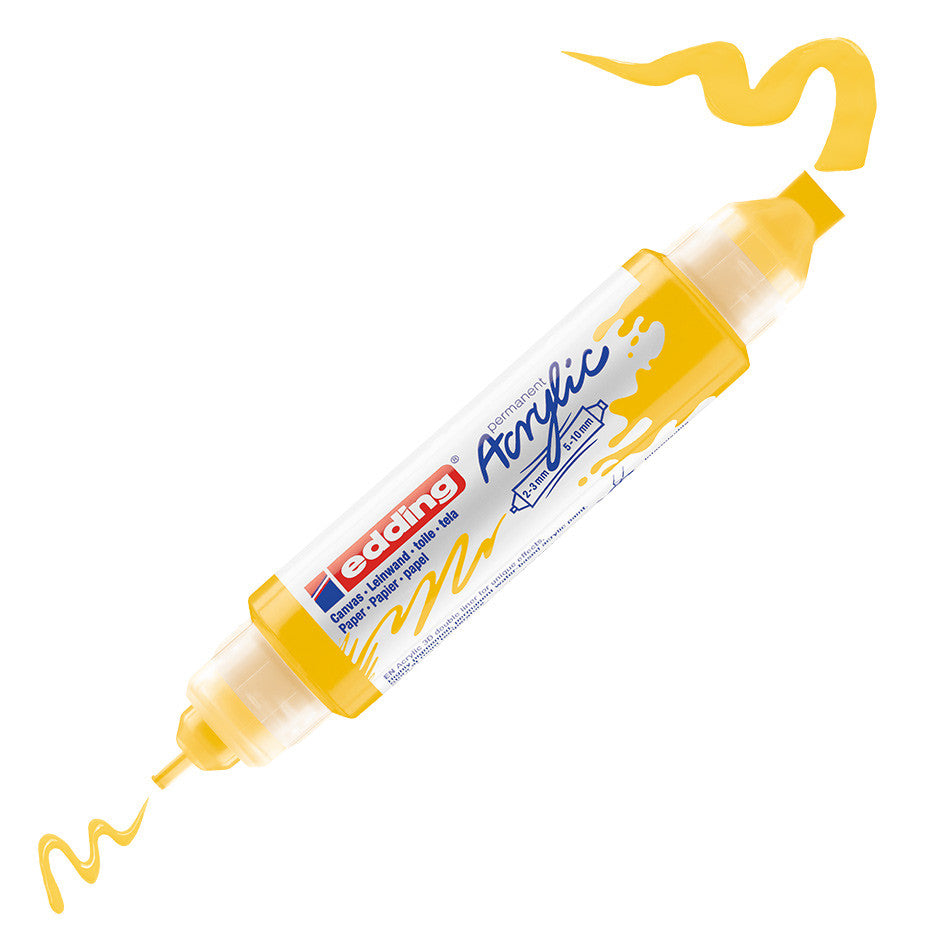 edding 5400 Acrylic 3D Double Liner - Premium Paint Marker for DIY Crafts, Signage & Art Projects - Perfect for Glass, Metal, Wood & Canvas Surfaces