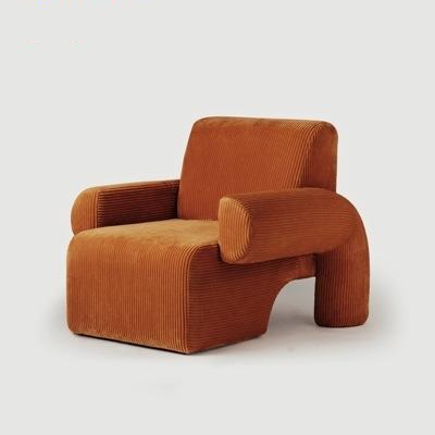 Stylish Corduroy Settee - Plush Comfort for Living Room, Bedroom & Office - Modern Home Decor Furniture