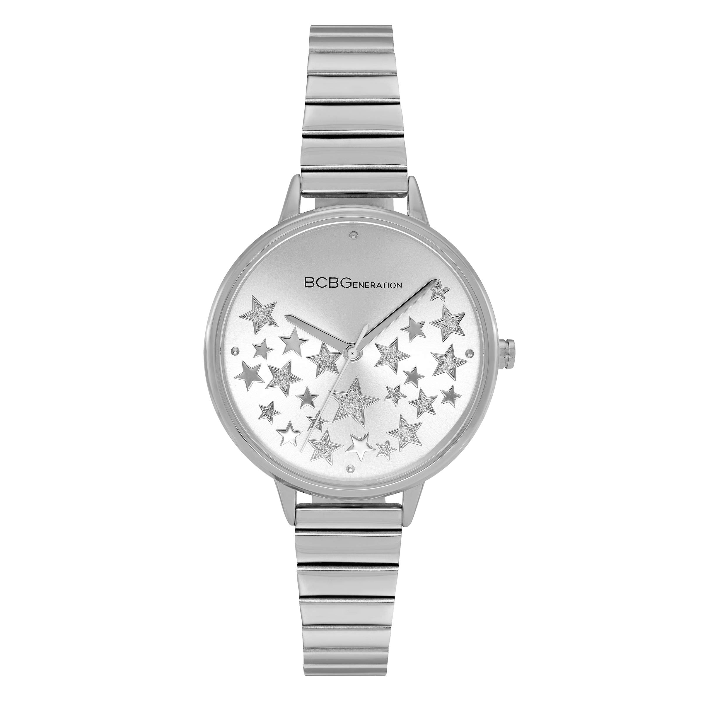 BCBGENERATION Women's Silver Stainless Steel Quartz Watch - GN50726006 | Elegant Dress Watch for Office, Party & Special Occasions
