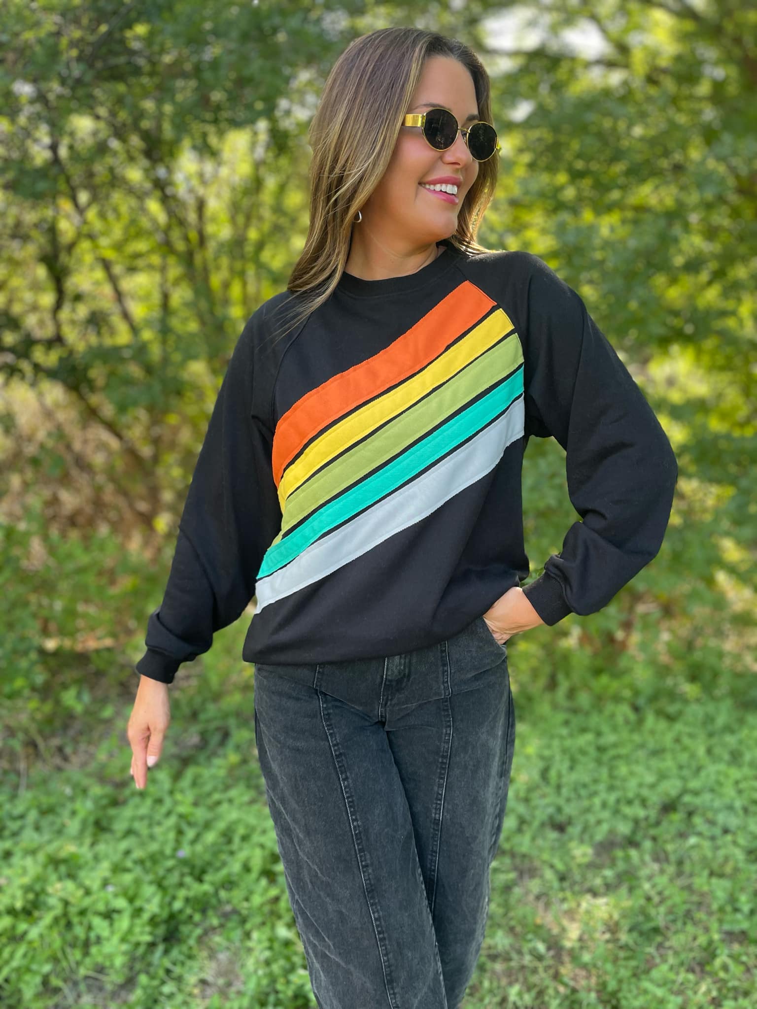 PREORDER: Dayton Color Block Pullover Sweatshirt - 2 Stylish Color Options | Cozy Casual Wear for Fall & Winter Outfits