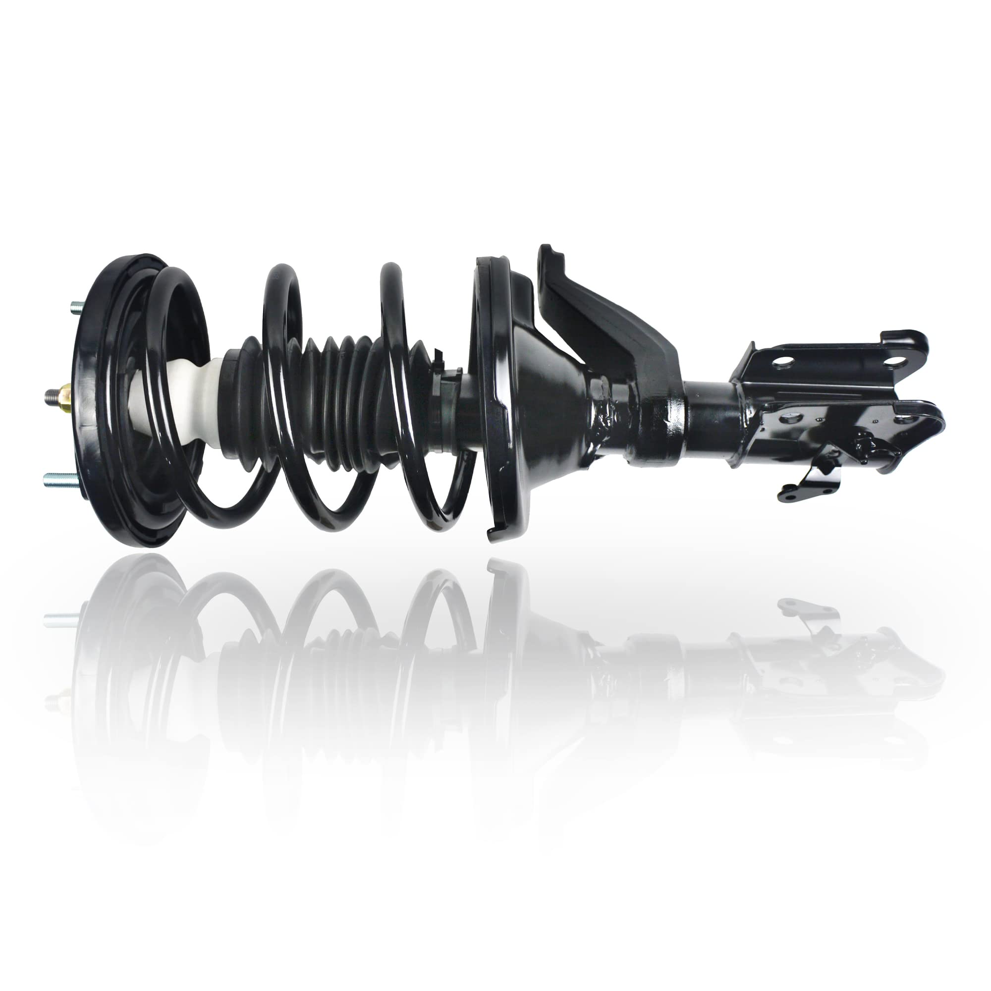 Front Left Strut Assembly with Shock Absorbers - Compatible with 2001-2003 Acura EL & 2001-2005 Honda Civic - Replacement Part #171434 G57028 - Perfect for Smooth Ride & Suspension Repair