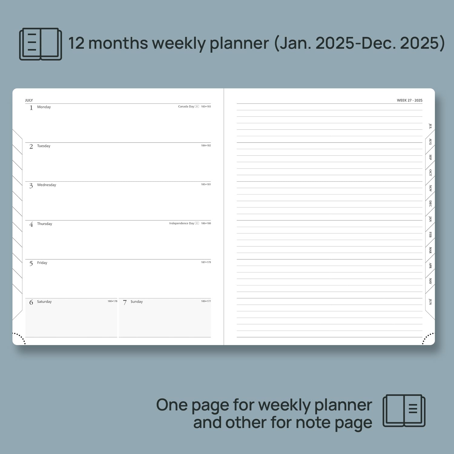 POPRUN 2025 Planner - 8.5