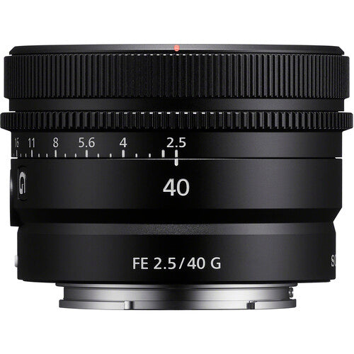 Sony FE 40mm f/2.5 G Full Frame Compact Prime Lens for Portrait, Street & Travel Photography - Perfect for Sony Alpha Mirrorless Cameras