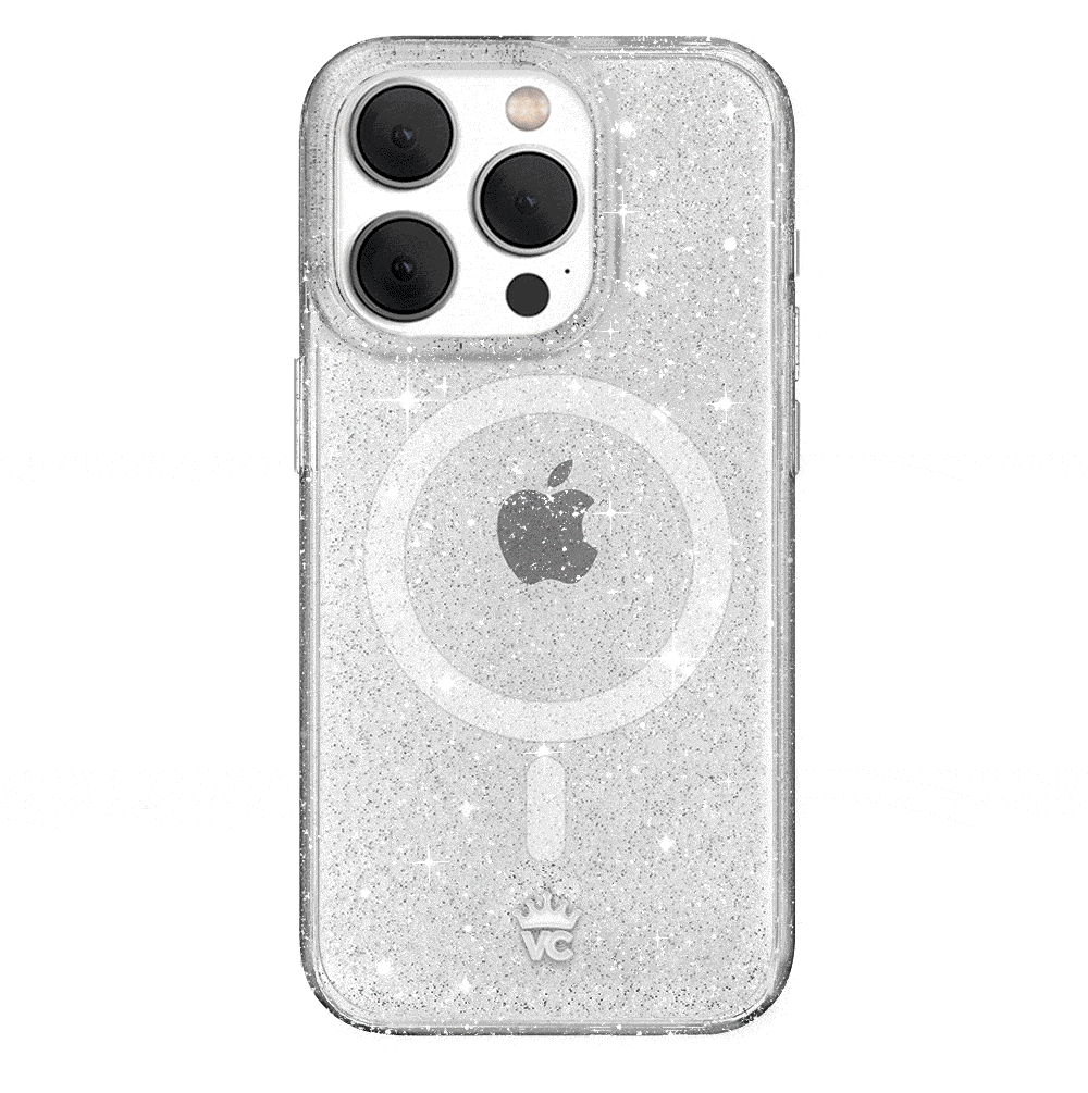 Sparkling Stardust Glitter iPhone Case - Protective & Stylish Cover for iPhone 13/14/15 Pro Max - Perfect for Parties, Festivals & Everyday Glam