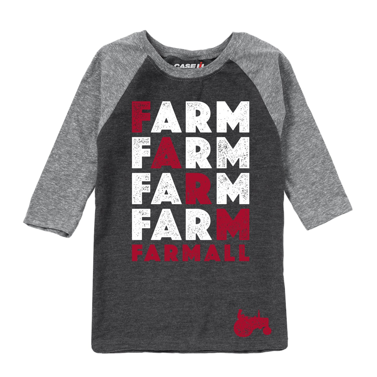 Country Casuals Farm Repeat Toddler Raglan Tee - Soft Cotton Long Sleeve Shirt for Boys & Girls - Perfect for Playdates, Family Outings & Farm Visits