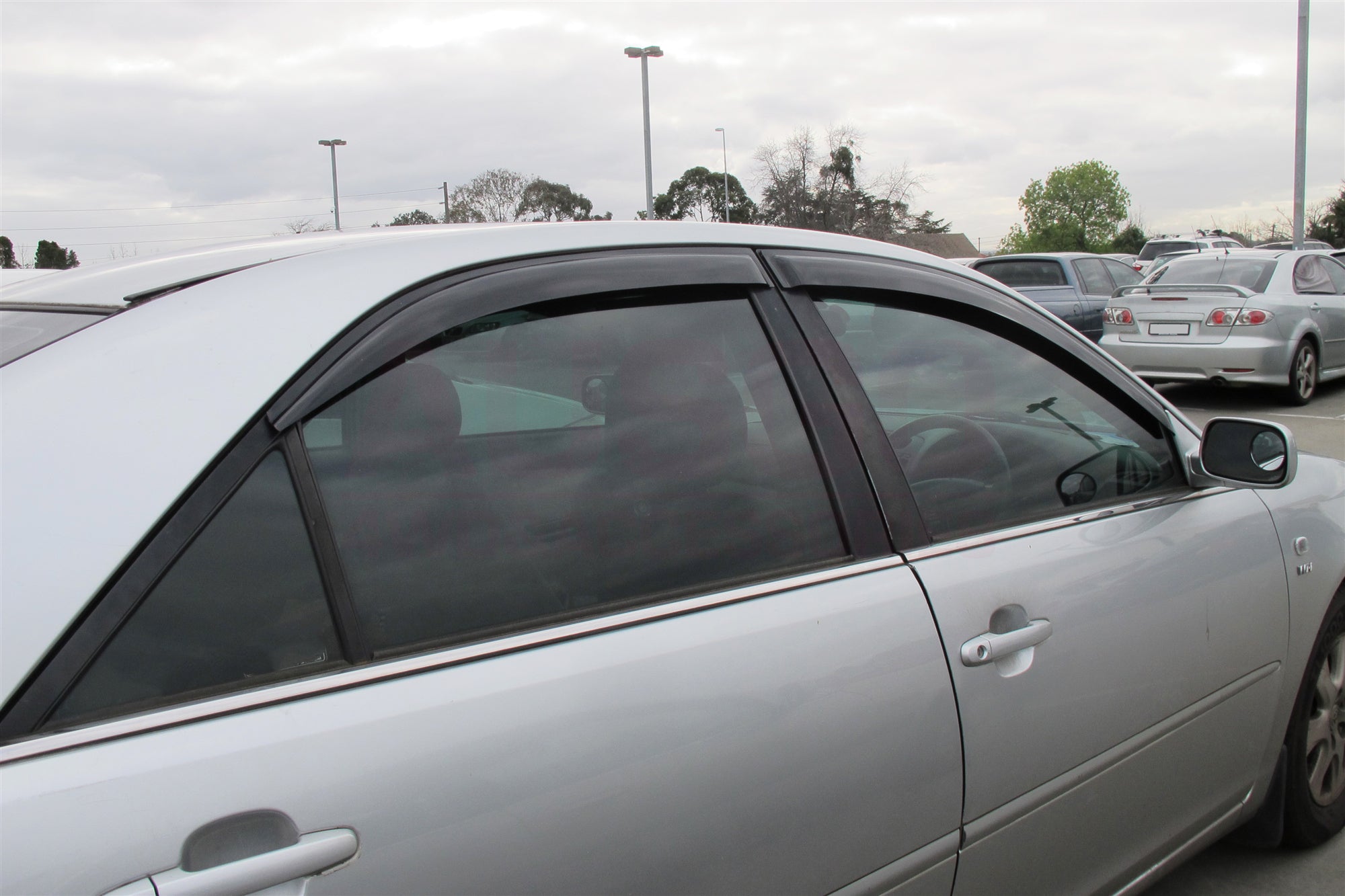 2002-2006 Toyota Camry Car Window Weather Deflectors - Rain Guards & Wind Deflectors for Side Windows - Perfect for All-Weather Protection & Ventilation