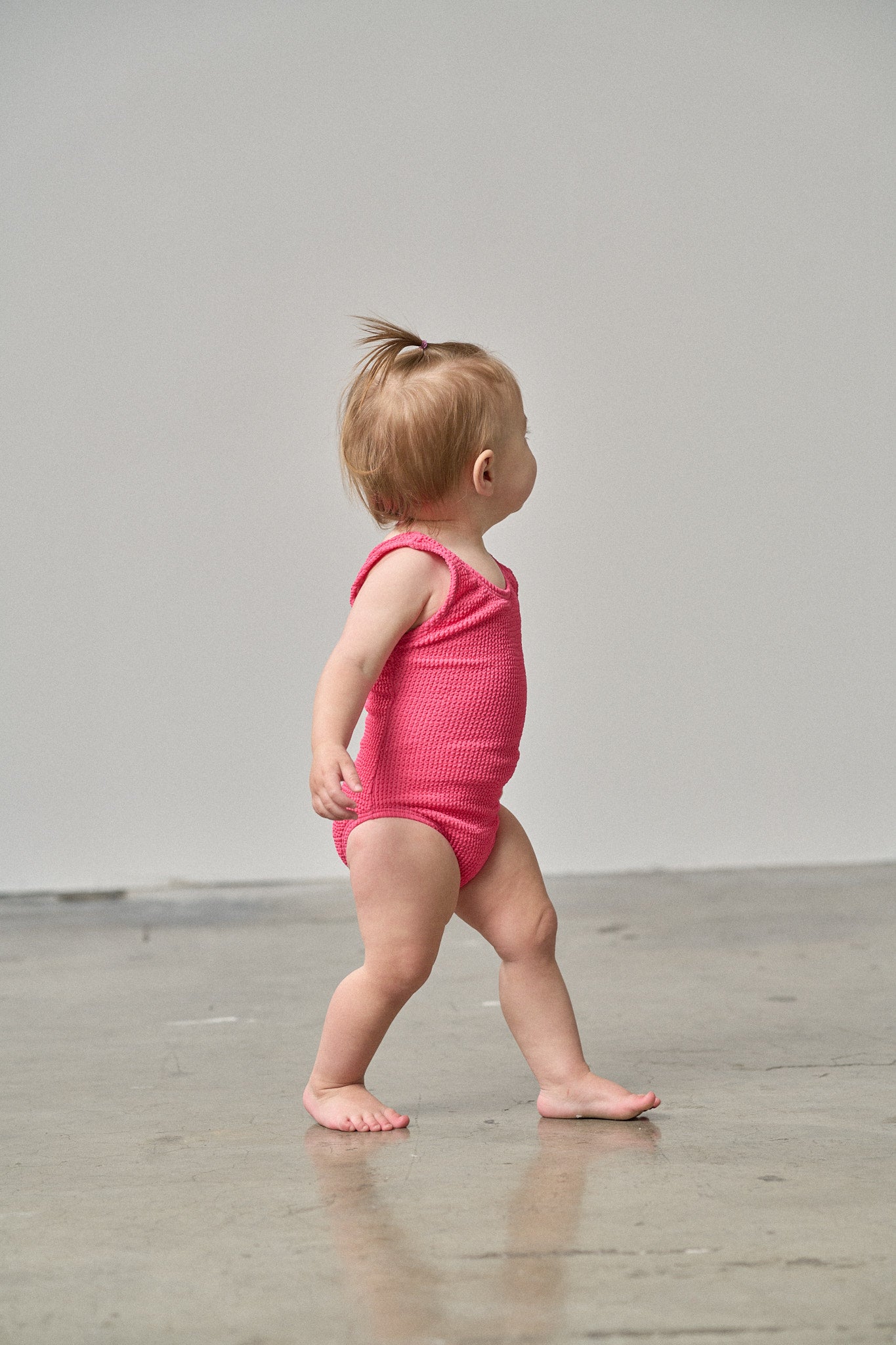 Girls Pink Swimsuit - Cute One-Piece Bathing Suit for Toddler & Kids - Perfect for Beach, Pool & Summer Vacation