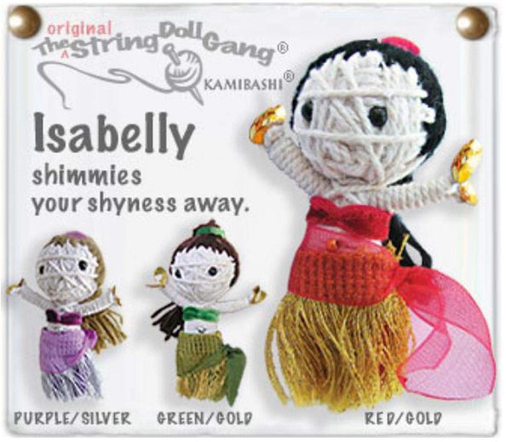 Original Kamibashi Isabelly String Doll Gang Keychain Clip - Cute Anime Character Accessory for Backpacks, Bags & Keys | Perfect Gift for Anime Fans & Collectors