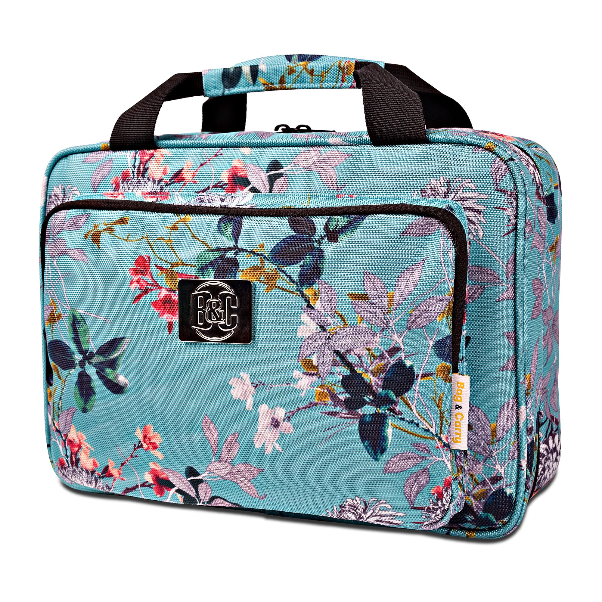 Large Hanging Toiletry Bag for Women - XL Folding Travel Cosmetic Organizer with Multiple Pockets - Waterproof Bathroom Bag for Full Size Toiletries (Teal) | Perfect for Travel, Camping, Gym & Home Storage