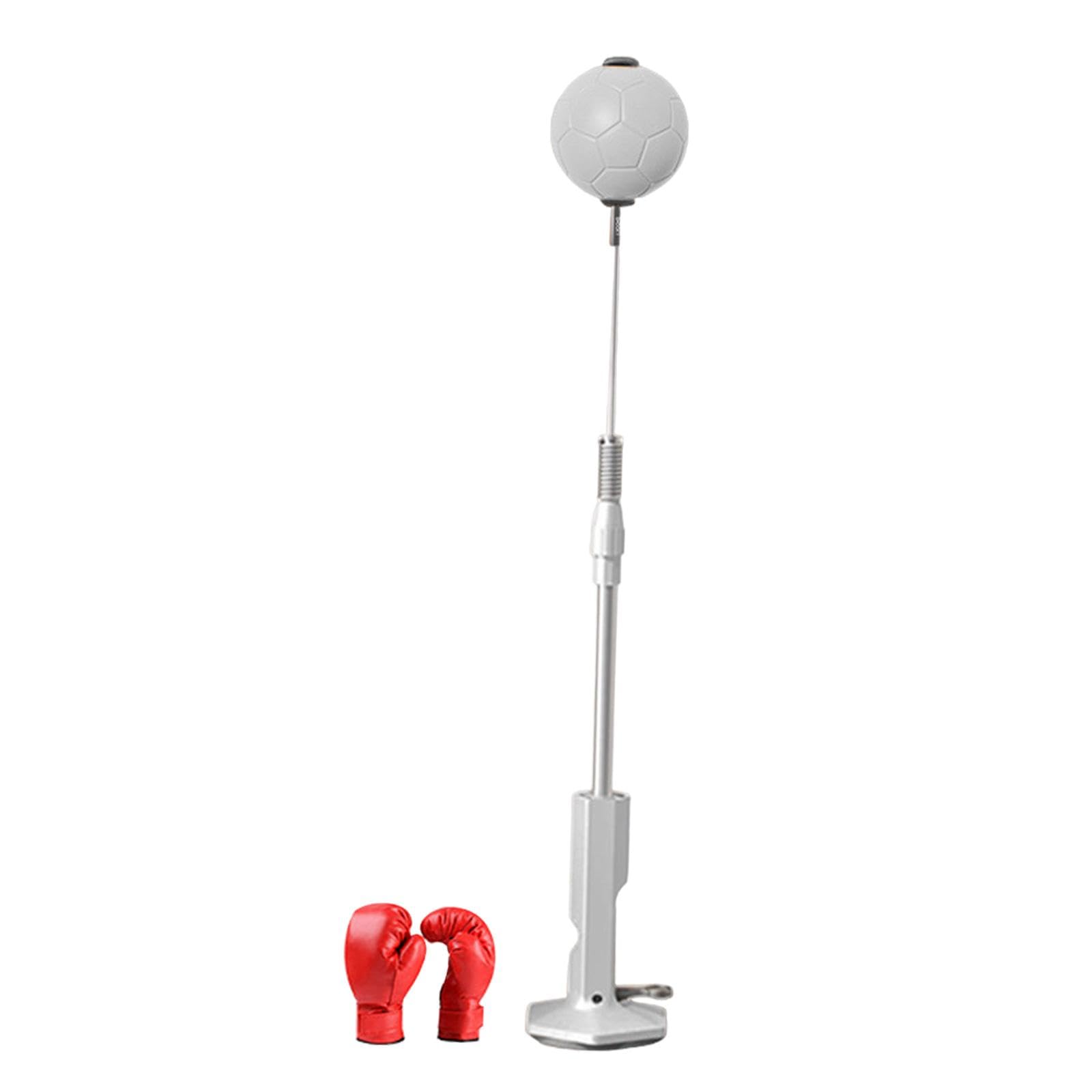 Adjustable Height Punching Bag with Suction Cup - Boxing Speed Bag & Reflex Ball for Home Gym, MMA Training, and Fitness Workouts - Perfect for Athletes, Boxing Practice, and Cardio Exercise
