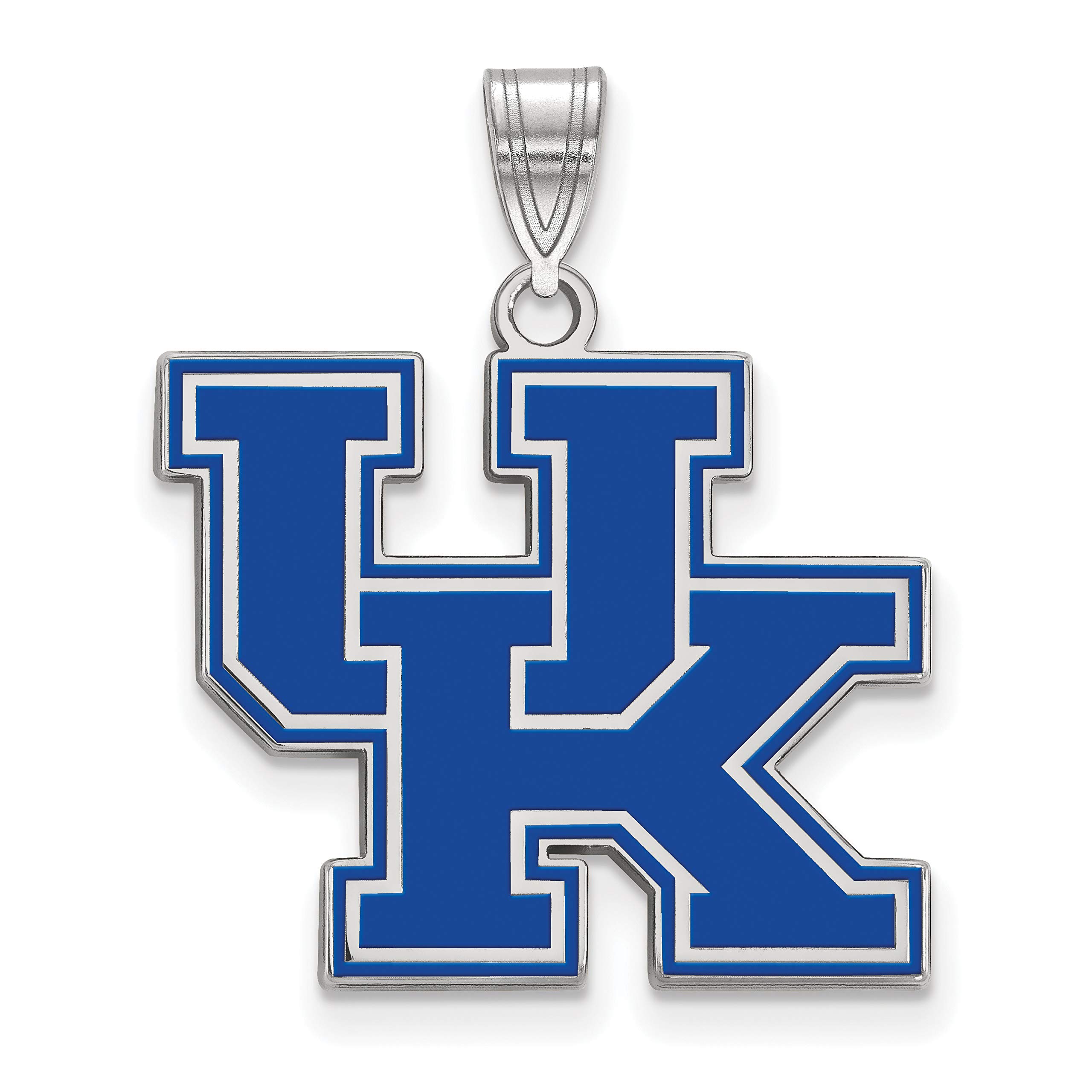 University of Kentucky Wildcats Blue Sterling Silver Pendant with School Letters Logo - Perfect for Game Day, Graduation Gifts & Alumni Pride