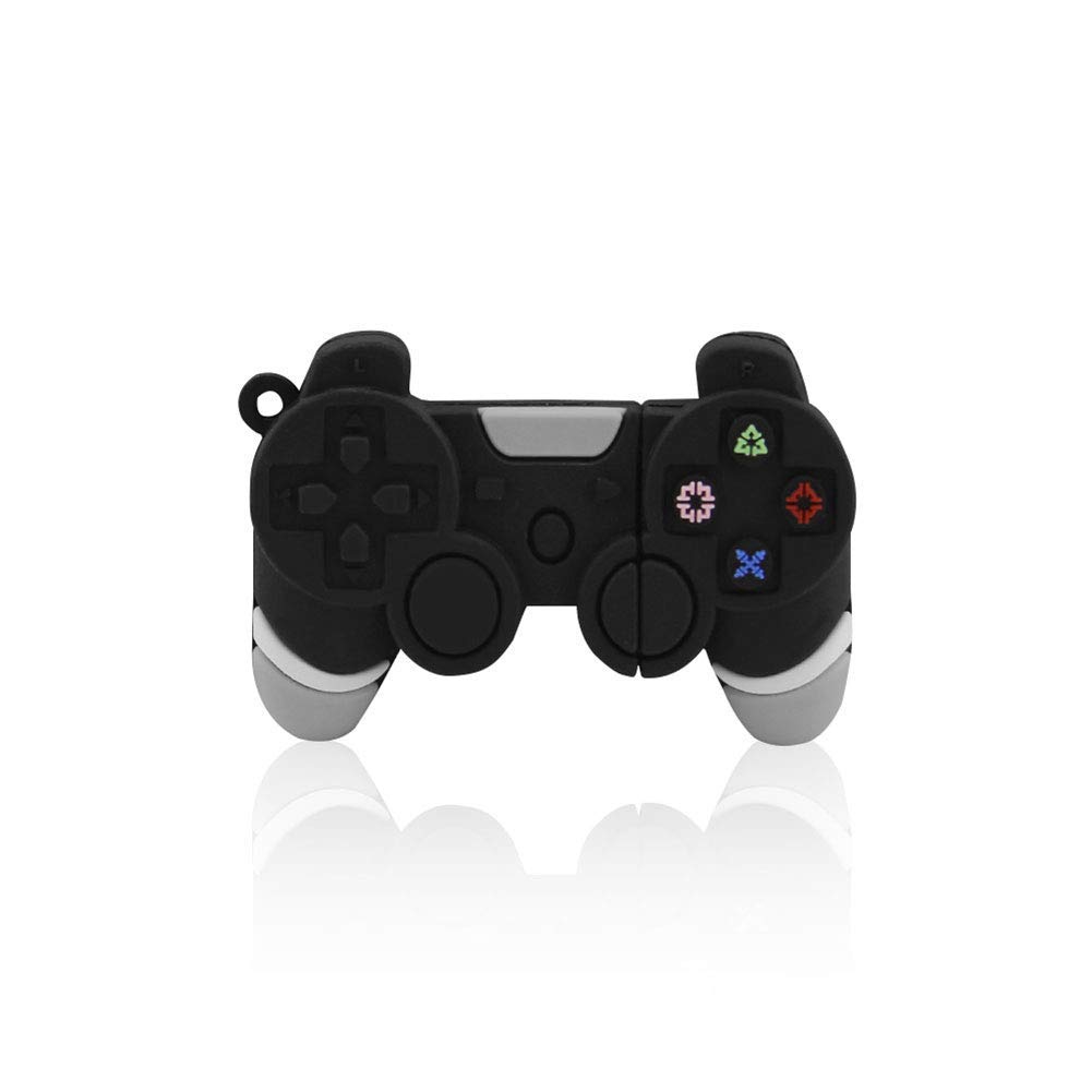 CHUYI 128GB USB 2.0 Flash Drive - Cool Game Controller Shape Memory Stick, Funny Thumb Drive for Gamers & Tech Lovers - Perfect Gift for Video Game Enthusiasts, Students & Office Use