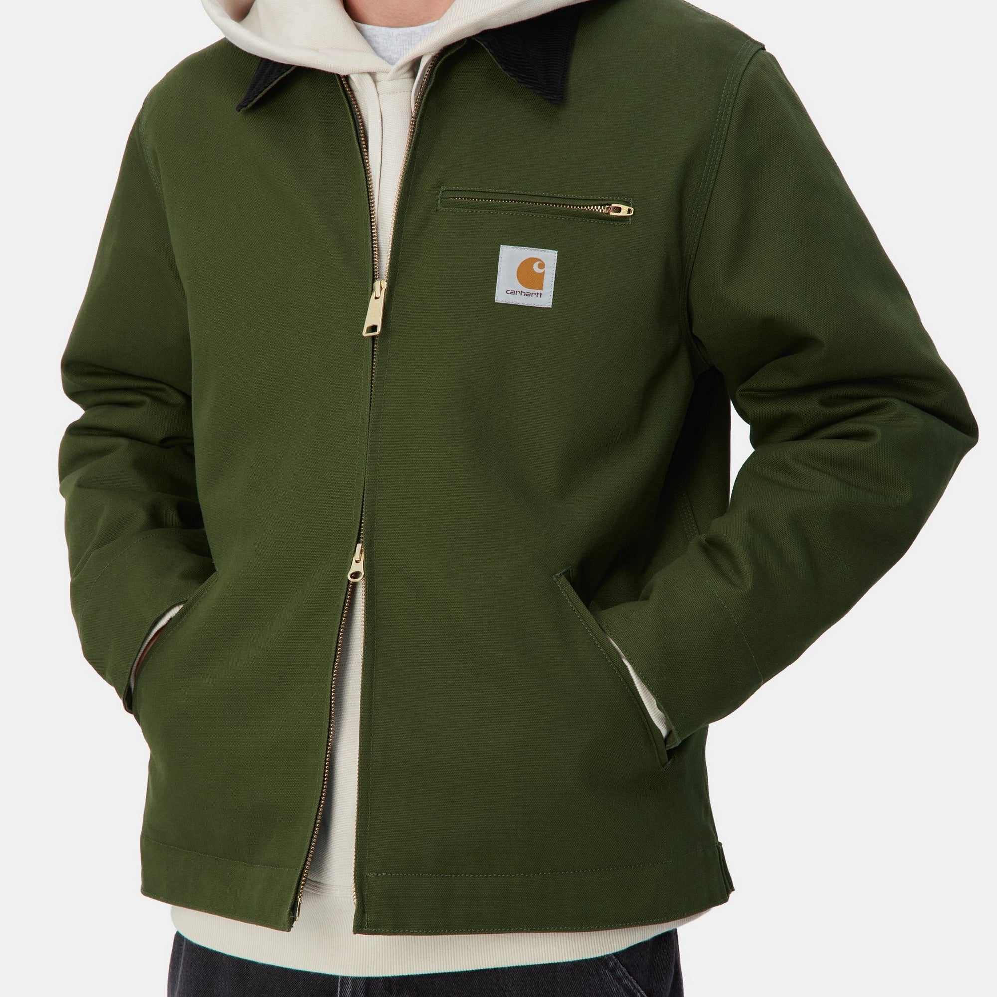 Detroit Jacket for Men & Women - Winter Waterproof Windproof Jacket in Tarragon Green & Black | Cold Weather Outerwear for Hiking, Skiing & Outdoor Activities