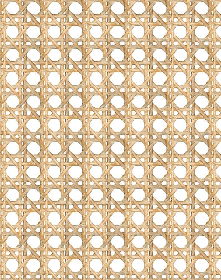 Faux Large Caning Peel and Stick Wallpaper - Self-Adhesive Wicker Pattern Wallpaper for Living Room, Bedroom, or Office Decor - Easy to Install Removable Wallpaper by Wallshoppe