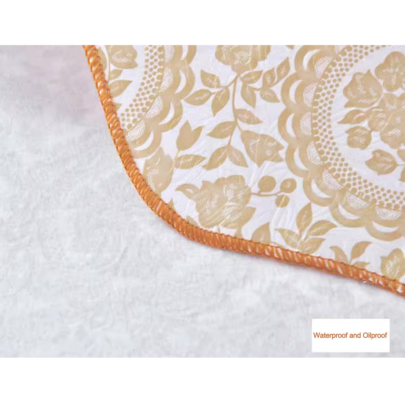 PVC Waterproof Tablecloth - Rectangle Printed Oil & Heat Resistant Table Cover - Wipeable Durable Tablecloth for Coffee & Dining Tables 106x152cm (42x60in) - Perfect for Home, Restaurants & Outdoor Use