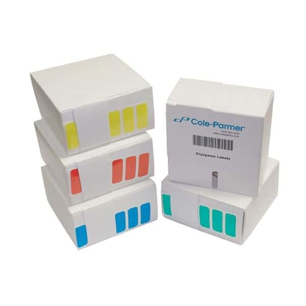 Cole-Parmer Yellow Microtube Labels 1