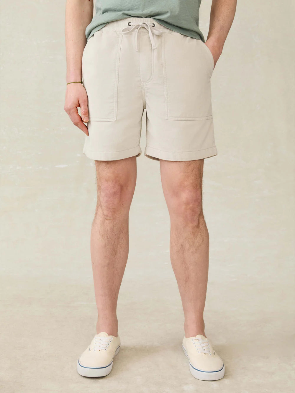 FAHERTY SLD CORD SHORT - Premium Cotton Shorts for Men | Comfortable & Stylish Summer Wear | Perfect for Beach, Gym, and Casual Outings