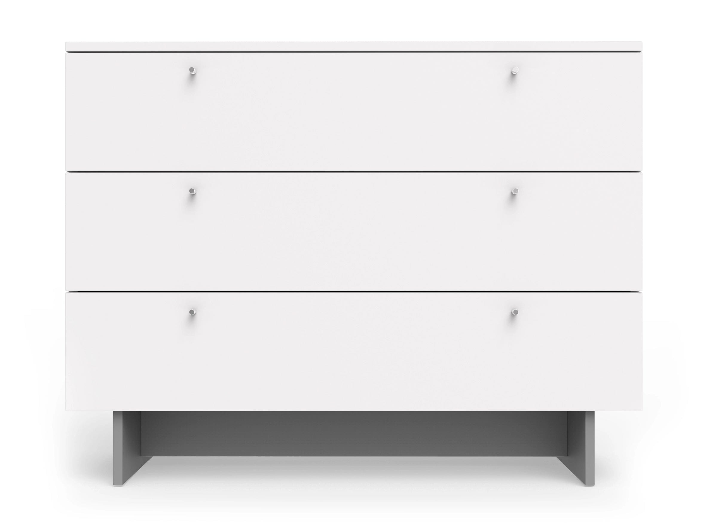 Spot On Square Roh Dresser 45 Inch Wide - Modern Minimalist Bedroom Dresser with 6 Drawers, White Finish - Perfect for Bedroom Storage, Closet Organization & Home Decor