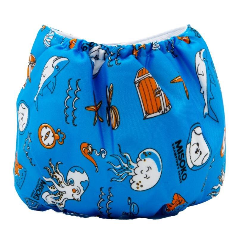 Misoko Reusable Dog Diapers for Male Dogs - Washable & Leak Proof - 3 Pack (Voyage) - Perfect for Travel, House Training & Senior Dogs