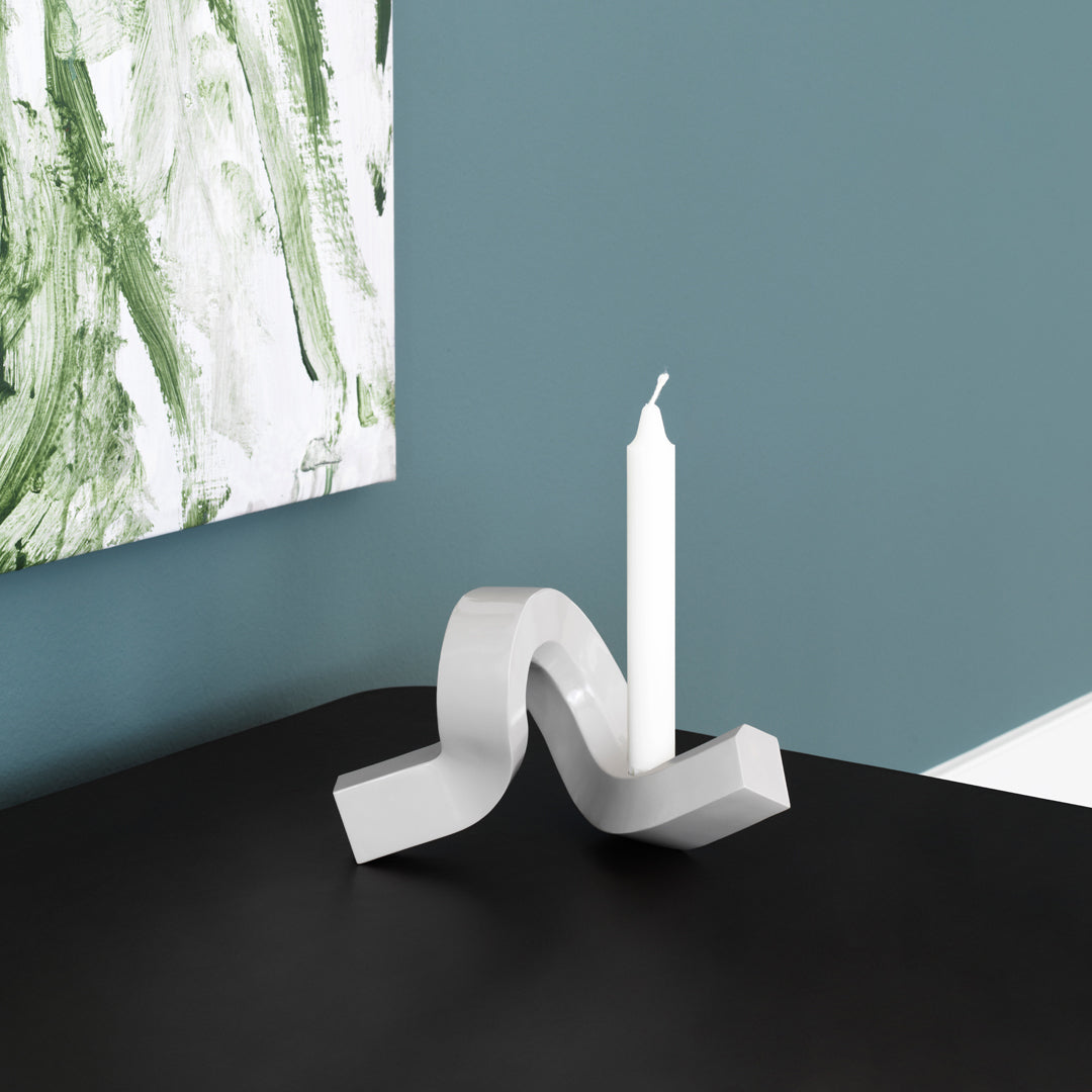 Handcrafted Crooked Candlestick Set of 2 - Unique Decorative Candlesticks for Rustic Home Decor, Wedding Centerpieces & Farmhouse Table Settings